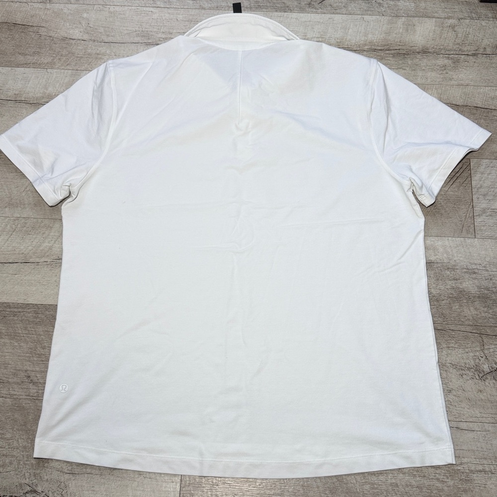lululemon athletica Men's White Polo Size XXL - Picture 4 of 7
